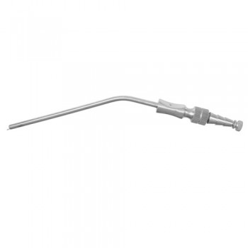 Frazier Suction Tube 10 Charr. Stainless Steel, 19.5 cm - 7 3/4" Diameter 3.3 mm